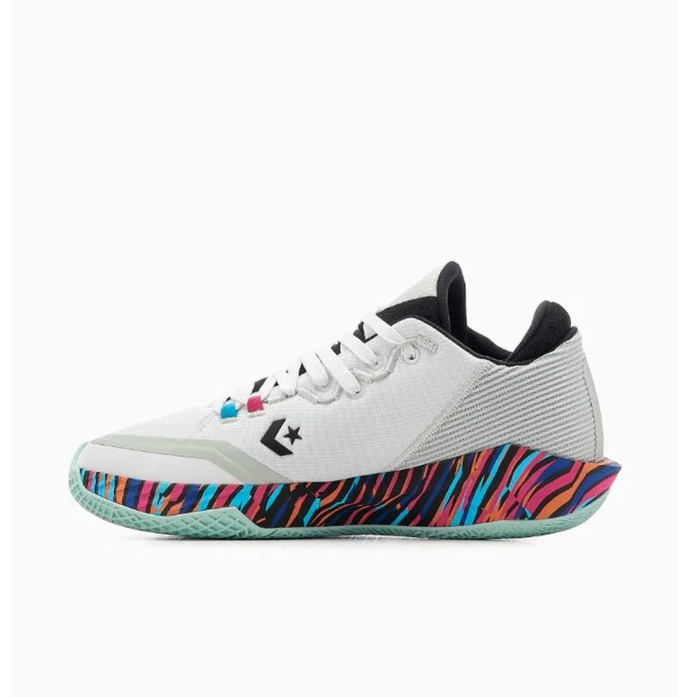 Converse All Star BB Jet Striped White Multi 172664C Basketball Sneakers - Picture 5 of 10